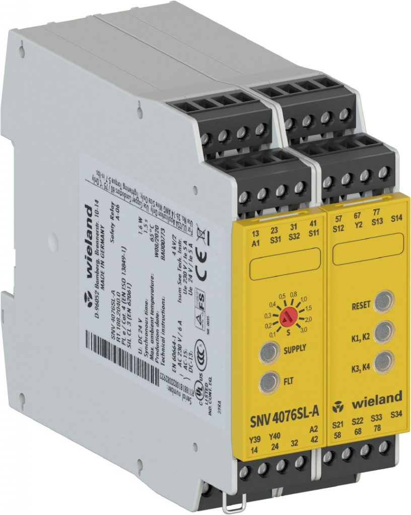 SNV 4076SL-A DIN rail relay with screw terminals
