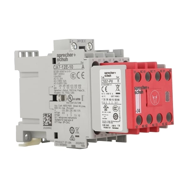 Sprecher + Schuh Safety Contactor: CAS712E14C/CAS71214C