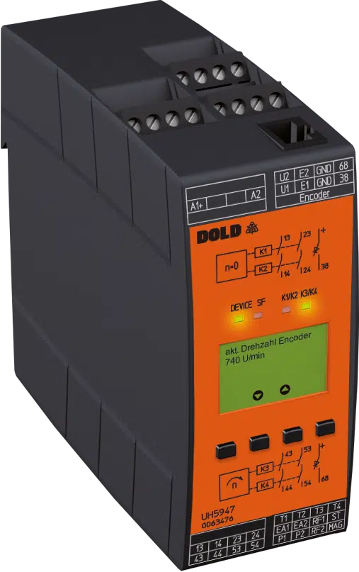 Back EMF Monitoring Relay