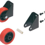 Set of castors for stand