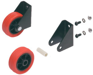 Set of castors for stand