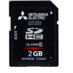 Mitsubishi NZ1MEM-2GBSD: 2GB SD memory card for GOT