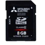 Mitsubishi NZ1MEM-8GBSD: 8GB SDHC memory card for GOT