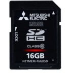 Mitsubishi NZ1MEM-16GBSD: 16GB SDHC memory card for GOT