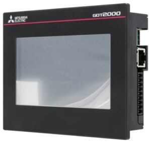 Mitsubishi GT2104-PMBD: Graphic touch terminal; 4.5"; TFT Greyscales; 24VDC; Ethernet; RS-422/485; USB; Black frame