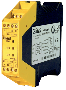 ReeR AD SRE4 | Safety Relay for E-Stops and Safety Switches - 1330913