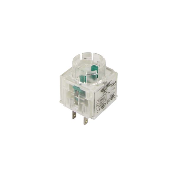 BZII-Product-Image-1-600x600.jpg Schlegel BZII Contact Block 3 mm Momentary 2 x NO Faston Terminal 2.8 x 0.8 mm BZII