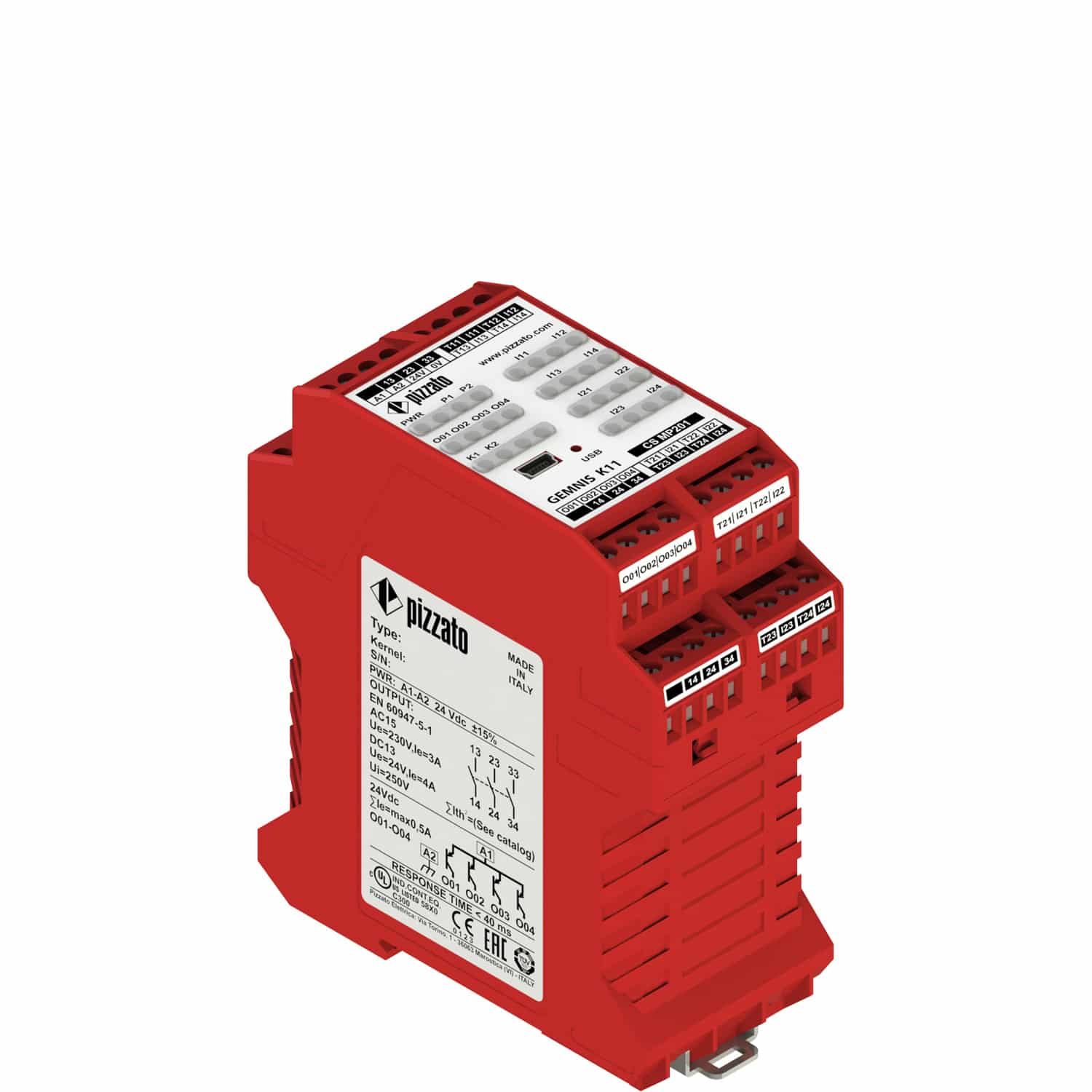 Pizzato CS MP201M0 Safety Module | SIL 3