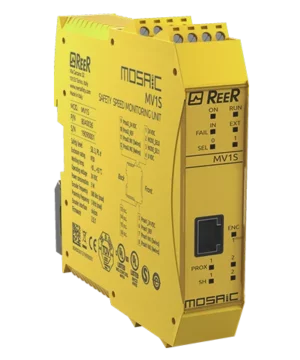 ReeR MOSAIC – MV1S | 1-Input Safety Speed Monitoring Expansion Unit - 1100072 - Image 1