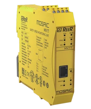 ReeR MOSAIC – MV1T | 1-Input Safety Speed Monitoring Expansion Unit - 1100070 - Image 1