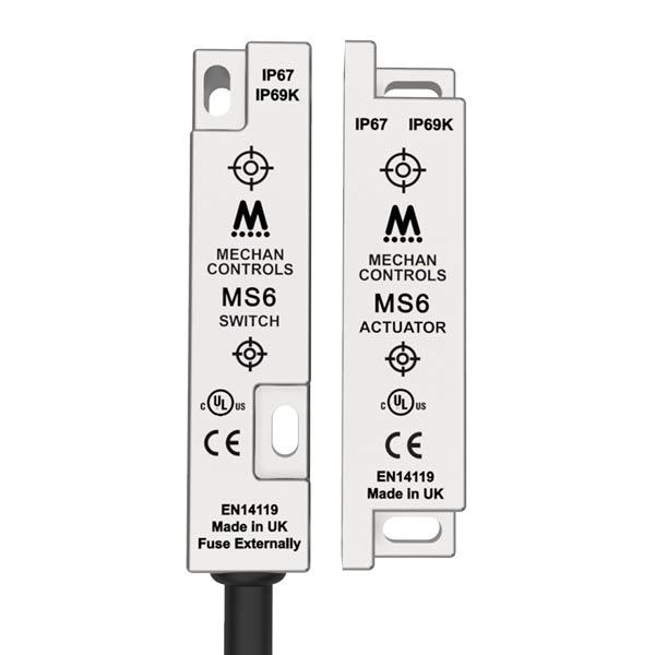 MS6-SS-FRONT.jpg Mechan MS6-SS-21-DC-06M MAGNASAFE SAFETY SWITCH & ACTUATOR | 356.078