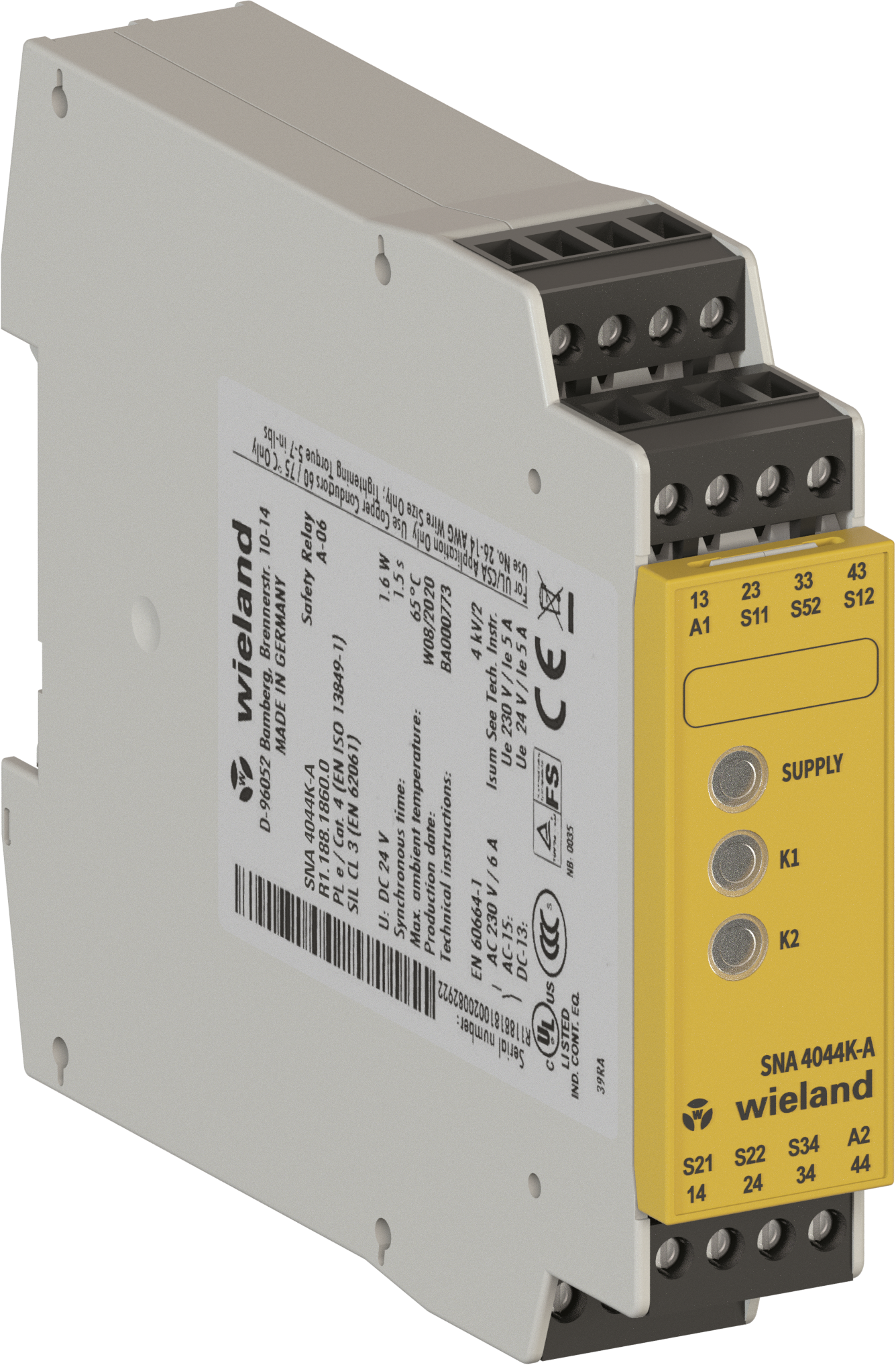 Wieland SNA 4044K-A | Safety Relay