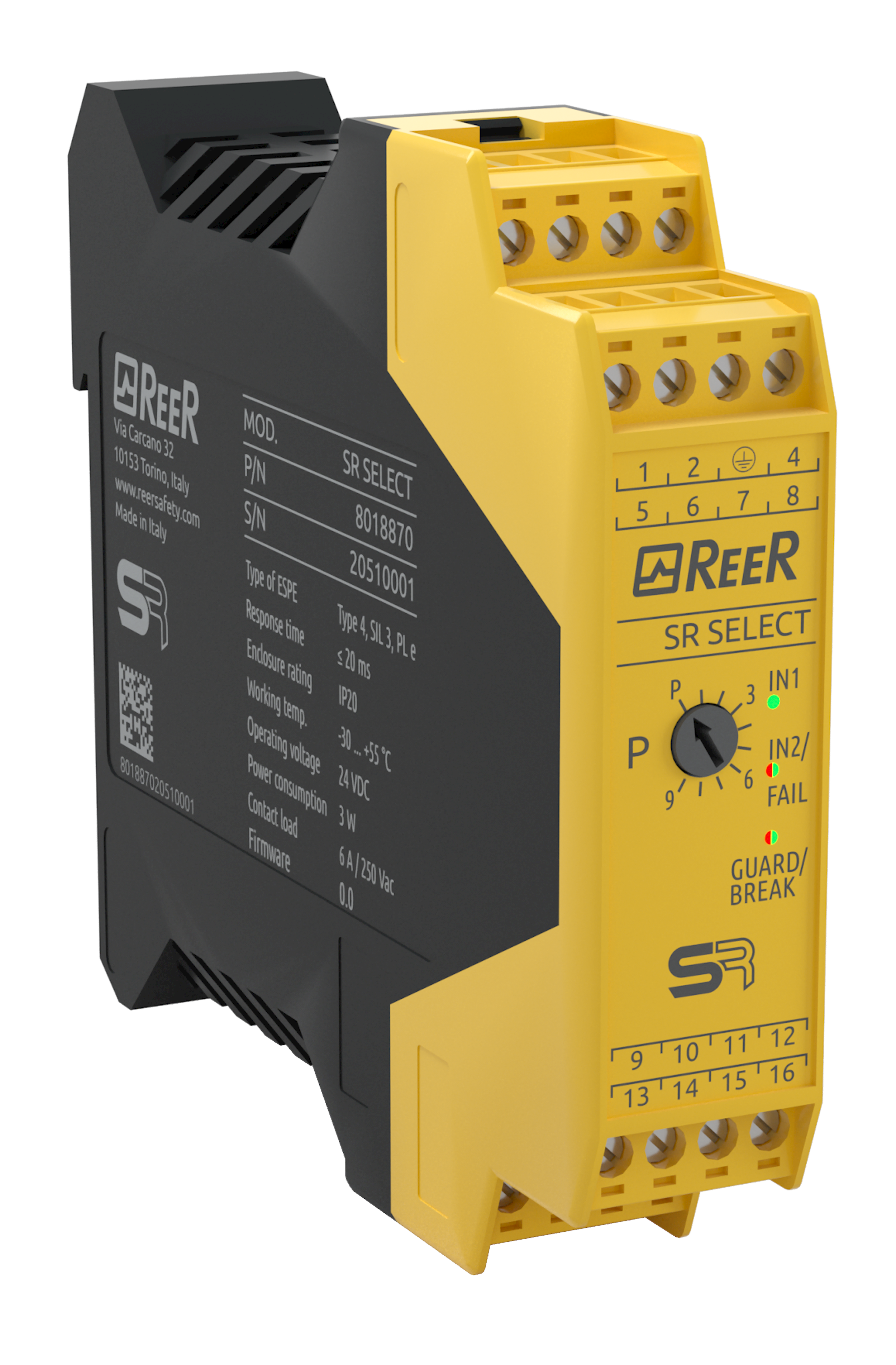 ReeR SR SELECT | Multifunction Safety Relay - 1330941