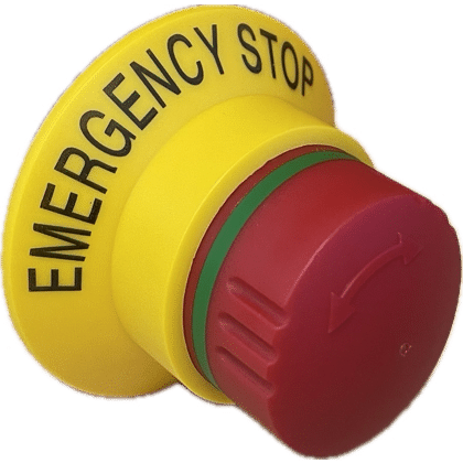 Schlegel QRBLUV Illuminated Emergency Stop Head | IP65 Rated