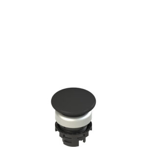 E2 1PU2F1490 Spring-return black mushroom pushbutton