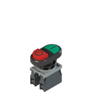E2 1PDSC1AAAK Double lower projecting pushbutton