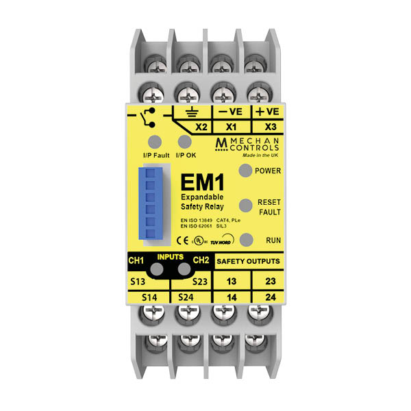 Mechan EM1-24VDC EXPANDABLE SAFETY RELAY