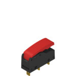 MK V21F49 Microswitch with red push button