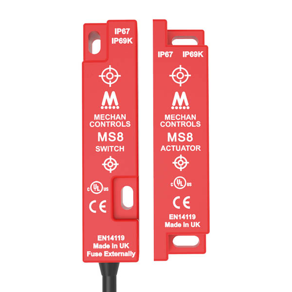 MS8-ABS-FRONT.jpg Mechan MS8-21-DC-05M/SP Magnasafe Safety Switch with Special Act