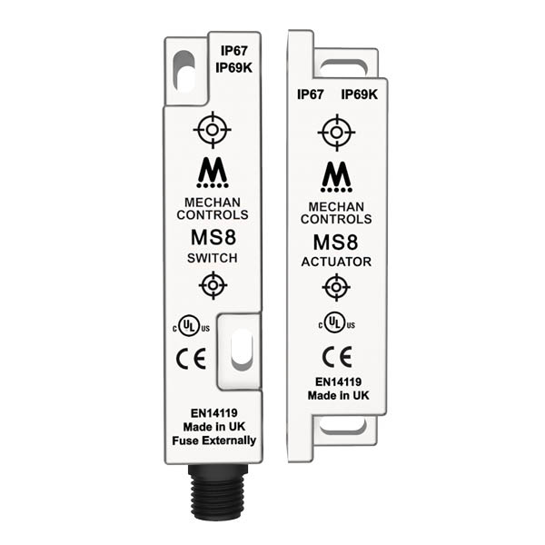 MS8-SS-FRONT-QD.jpg Mechan MS8-SS-21-DC-QD(NO CABLE) MAGNASAFE SAFETY SWITCH