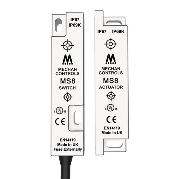 Mechan MS8-SS-21-DC-10M-D SWITCH & 2 ACTUATORS