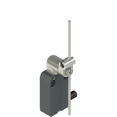 NF_xxx2LE-DNx_500.jpg NF B112LE-DN2 Modular prewired switch with metal revolving lever with adjustable stainless steel rod diam.3x125