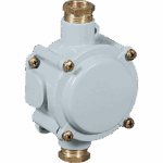 P115135 NAVE JUNCTION BOX IN BRASS UNAV 1398 WITH TERMINAL BLOCK 4X6 MM -CABLE GLAND 24X14