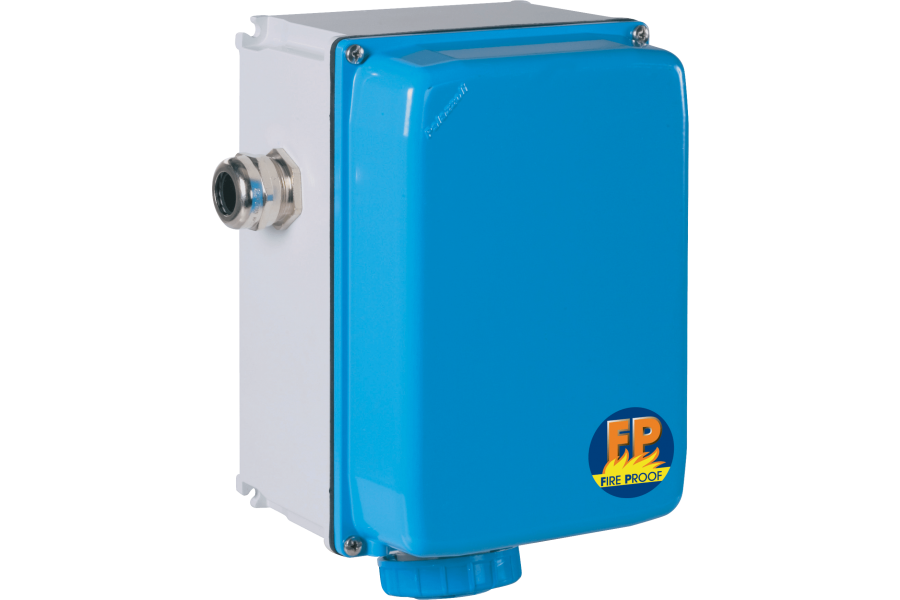 P151441 ALUCASE-T54 JUNCTION BOX FOR THROUGH LINE FOR MULTIPOLE CABLES 185X252X105 TERMINAL BOARD 4X6 MM SPUR WITH CABLE GLAND