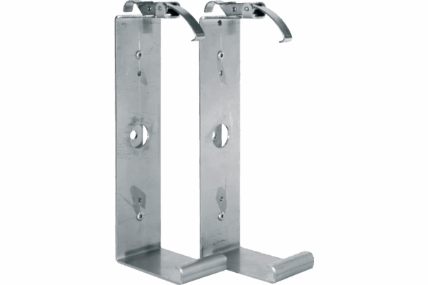 P151543 TUNNEL54 PAIR OF SUPPORTS IN STAINLESS STEEL AISI 304 FOR FASTENING SOCKETS FOR VENTILATORS TO L300MM CHANNEL