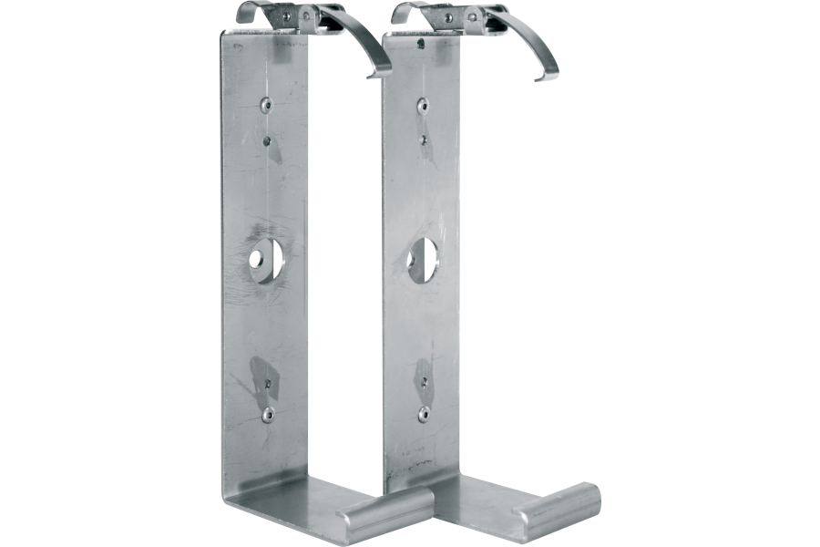 P151543 TUNNEL54 PAIR OF SUPPORTS IN STAINLESS STEEL AISI 304 FOR FASTENING SOCKETS FOR VENTILATORS TO L300MM CHANNEL