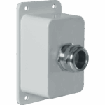 P151931 ALUPRES-T54 CLOSING FLANGE IN ALUMINIUM WITH BRASS CABLE GLAND M40