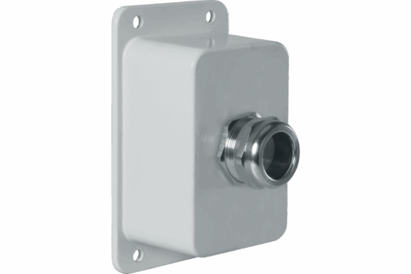 P151931 ALUPRES-T54 CLOSING FLANGE IN ALUMINIUM WITH BRASS CABLE GLAND M40