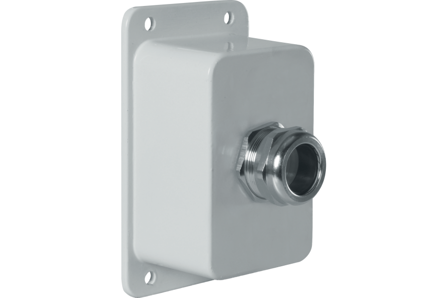 P151931 ALUPRES-T54 CLOSING FLANGE IN ALUMINIUM WITH BRASS CABLE GLAND M40