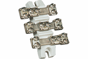 P159040 CONTACT CERAMIC TERMINAL BLOCK WITH FLAT TERMINALS 4X16MM2