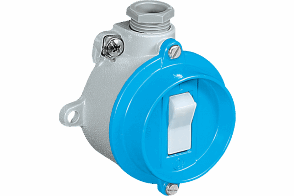 P201151_MAIN_png_900_600_contain_70.png P201151 RONDO WALL-MOUNTING SWITCH IN ALUMINIUM 1X16A CABLE GLAND 1XM20