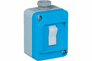 P202262 TAIS MIGNON SWITCH IN WALL-MOUNTING ENCLOSURE IN THERMOSETTING (GRP)