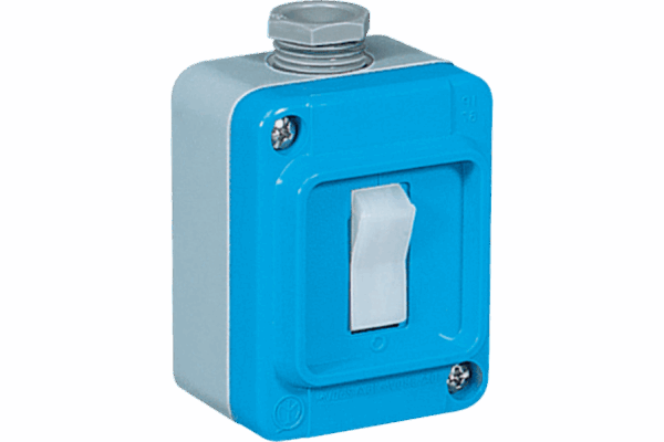 P202262 TAIS MIGNON SWITCH IN WALL-MOUNTING ENCLOSURE IN THERMOSETTING (GRP)
