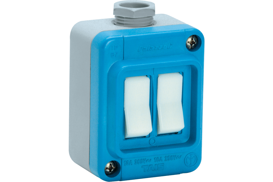 P202265 TAIS MIGNON SINGLE POLE SELECTOR SWITCH 16A 250V AND 10A 400V WITH 2 INLETS BOTTOM SIDE TYPE 3/8"GAS