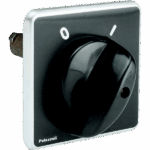 P270638 CAM BLACK HANDLE WITH DOORLOCK FOR CABINETS FOR SELECTOR SWITCHES 200A