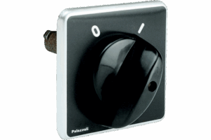 P270638 CAM BLACK HANDLE WITH DOORLOCK FOR CABINETS FOR SELECTOR SWITCHES 200A