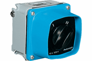 P272148 CAM-ALUPRES TWO-WAY SWITCH IN MARINE GRADE ALUMINIUM FOR WALL MOUNTING 1X16A