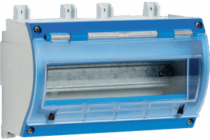 P415101 ULYSSE ENCLOSURE IN THERMOSETTING GRP WITH TRANSPARENT WINDOW 125X175X128MM
