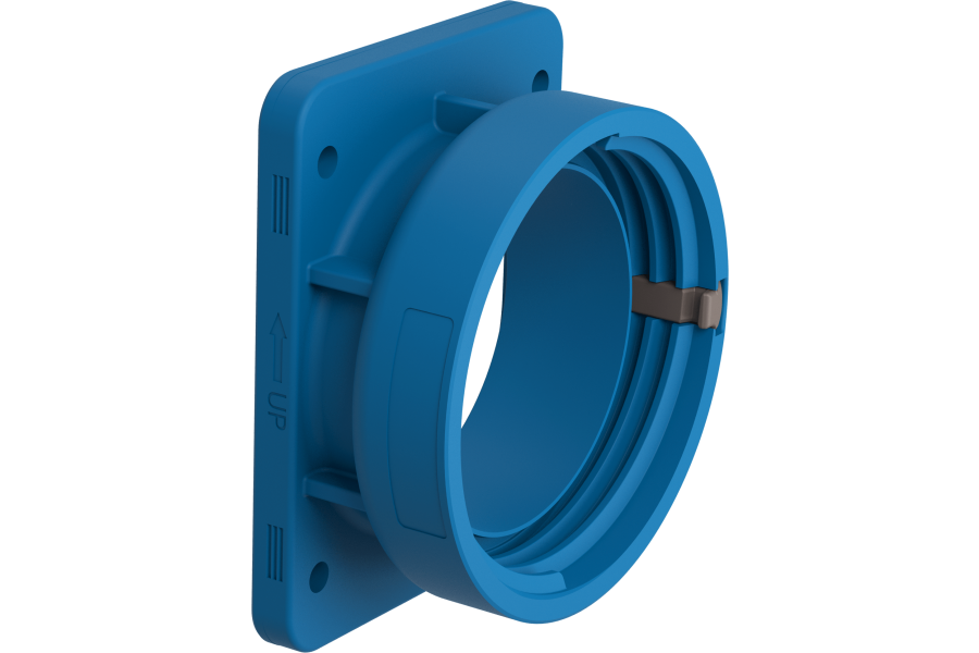 P419023 X-CEE STRAIGHT PANEL MOUNTED FLANGE 16A/32A 3P+N/2P/3P+E IP66/67/68/69