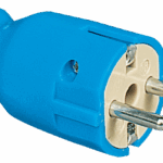 P437152 SPIN SCHUKO PLUG 2P+E 10/16A 250V IN TERMOPLASTICO IP20/IP44