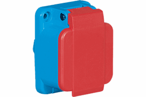 P471364 TAIS MIGNON INDUSTRIAL SOCKET IN THERMOSETTING GRP FOR FLUSH MOUNTING 16A 200-250V 3P+E 50-60HZ 9H IP44
