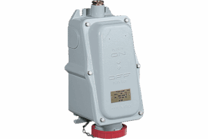 P472411 NAVE WATERTIGHT SOCKET-OUTLET UNAV 2169 FOR REFRIGERATED CONTAINERS WITH SWITCH IN BRASS ENCLOSURE 32A 400V 3P+E 3H 2X1" IP66