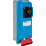 P472831 TAIS SWITCHED SOCKET IN THERMOSETTING GRP WITH MECHANICAL INTERLOCK AND FUSE-HOLDER 32A 3P+N+E 200/346- 240/415V 50-60HZ 6H