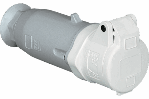 P473605 CEE EXTRA-LOW VOLTAGE STRAIGHT CONNECTOR 32A 2P 24-42 DC 10H IP44