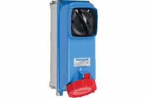 P474753 ALUPRES SWITCHED SOCKET IN ALUMINIUM ALLOY WITH MECHANICAL INTERLOCK AND MCB 16A 3P+N+E 120/208-144/250V~ 50-60HZ 9H IP66/67/69