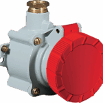 P478213 NAVE WATERTIGHT WALL-MOUNTING SOCKET-OUTLET UNAV 2166 IN BRASS ENCLOSURE-CABLE GLAND 24X14 UNAV 1948 M24X1